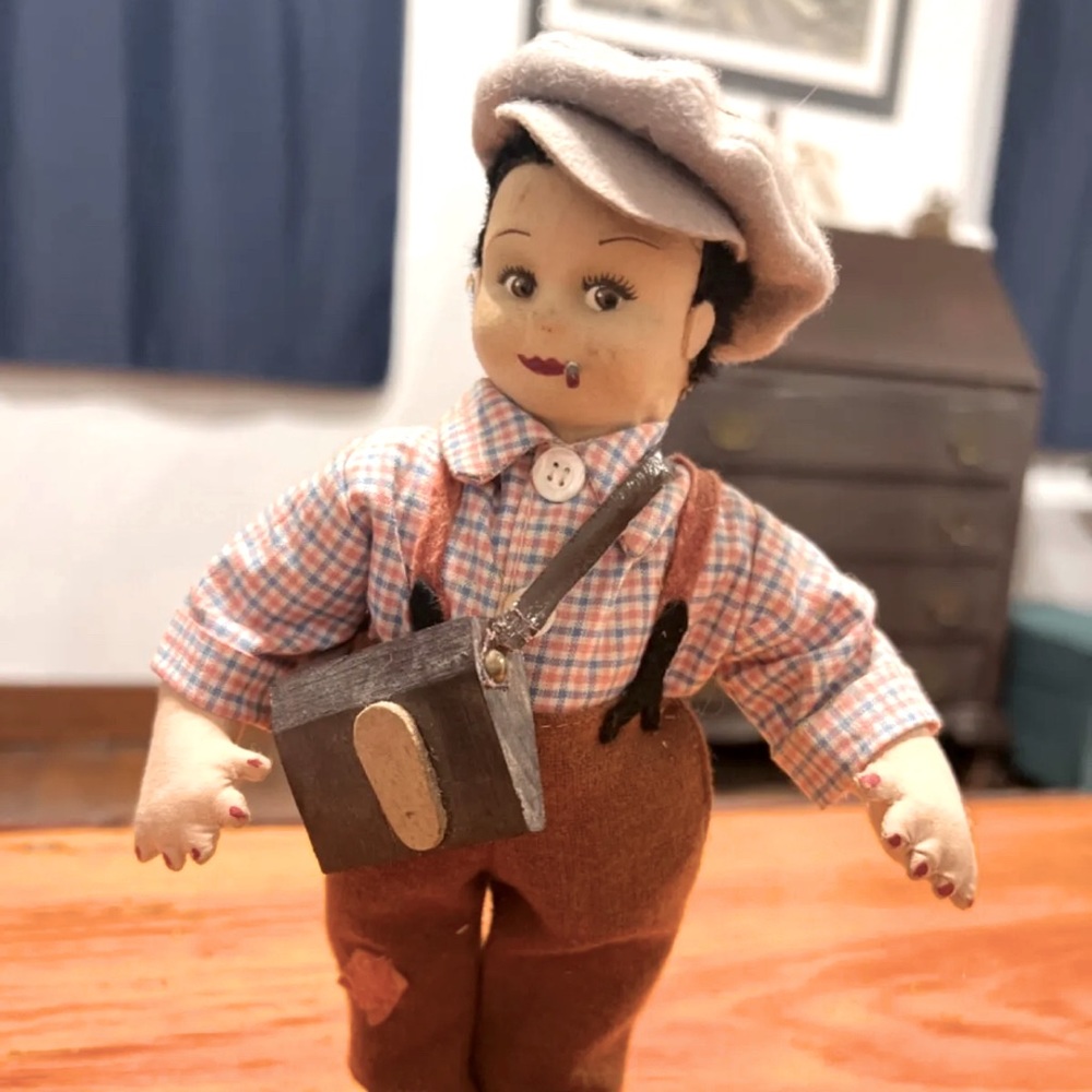 Vintage felt doll
